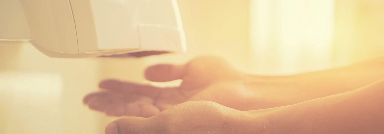 Infrás elektromos kézszárító